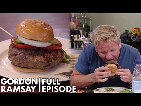 Gordon Ramsay Struggles To Eat A Giant Burger | FULL EP | Kitchen Nightmares