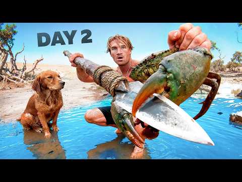 Solo Survival On a Deadly Mangrove Island Catch n Cook