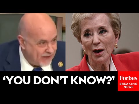 Mark Pocan Appears Shocked By Sec. Linda McMahon's Answer To His Question About Elon Musk
