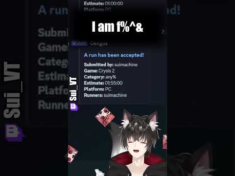 How it feels to have all runs accepted #esamarathon #vtuber #envtuber #fails #speedrunners