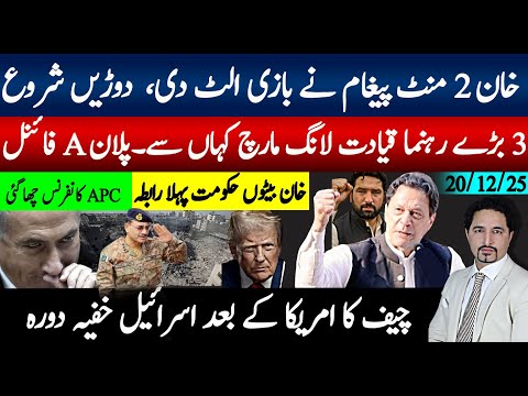 خان 2 منٹ پیغام نے بازی الٹ دی،دوڑیں شروع؛3 رہنما قیادت لانگ مارچ،امریکہ کے دورے کے بعد اسرائیل دورہ