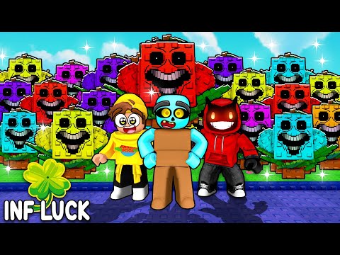 We Got INFINITE LUCK in Plants VS Brainrots...