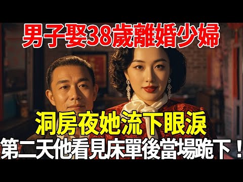 男子娶38歲離婚少婦,洞房夜她流下眼淚,第二天他看見床單後當場跪下!#蝴蝶飛飛 #民間故事 #奇聞趣事 #古代小說#懸疑#老年情感