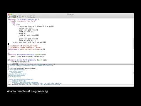 Common Lisp Study Group: Forth