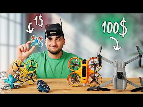 1$ vs 10$ vs 100$ КВАДРОКОПТЕР !