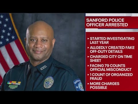 Live: Sanford Police update on officer arrested