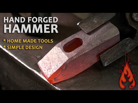 Blacksmithing - A Beginners Guide: Forging a Hammer by Hand