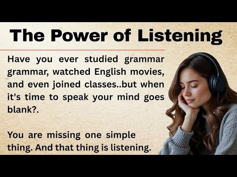 🎧 Why is Listening Important? – My Story 📘 Graded Reader | Improve Your English