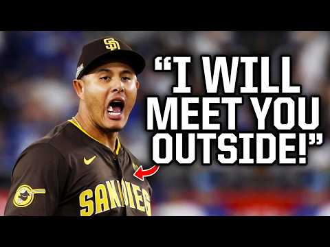 Manny Machado throws ball at Dodgers dugout and fans throw trash at the Padres, a breakdown