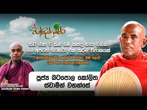 තව මාස 6කින් මේ කන්ද නාය ගිහින් මම අපවත් වෙනවා ඒක කර්ම විපාකයක්. Batapola Kolitha Thero PansilMaluwa