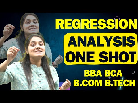 Linear Regression Analysis one Shot|Business statistics|Statistics|BBA|BCA|B.COM|B.TECH