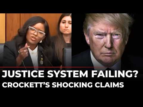 US Congress LIVE: Jasmine Crockett Accuses Trump’s DOJ Ended Criminal, Trafficking & Terrorism Cases