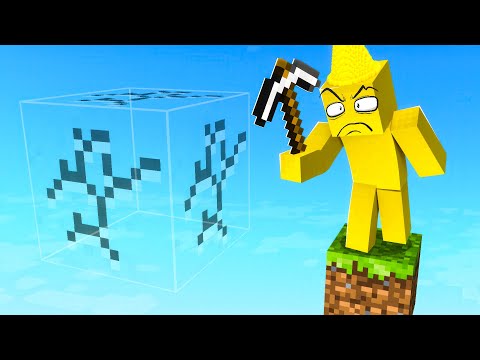 I Trapped My Friend in a Fake One Block World