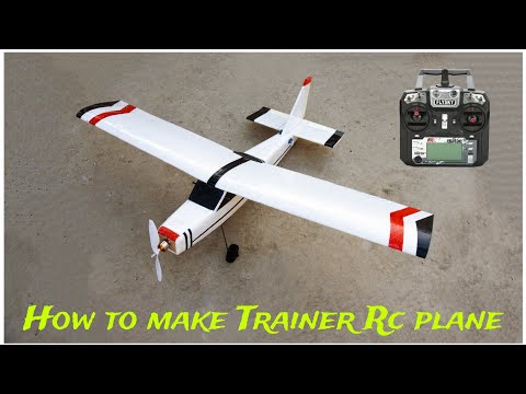 How to make Simple Rc plane for Beginners || Full Build || DIY