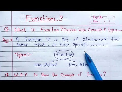 Function in c programming | add two numbers using function in c | function programs in c
