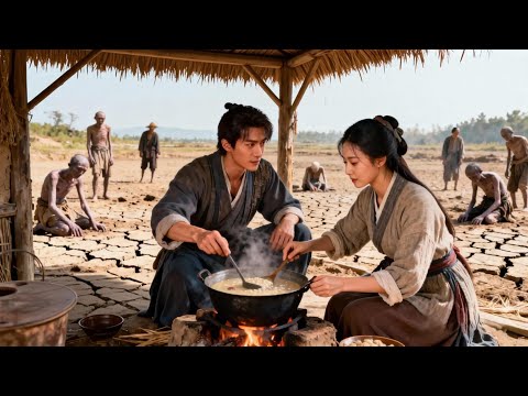 [Multi SUB] ｜穿越到古代灾荒年的一个傻猎户的身上，幸得温柔嫂细心照料！怎么办？当然是在这饥荒年让嫂嫂吃饱，纳他十个八个的妾室，享受生活！！！#下山追短剧#MiniDrama#精彩大陆短剧