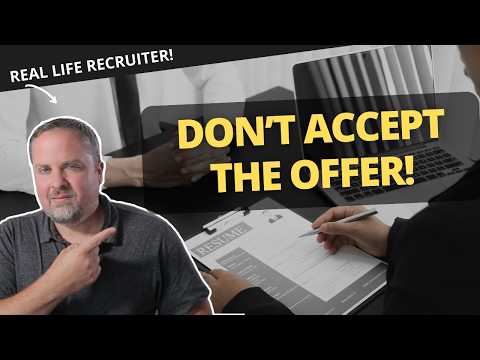 7 Reasons Not To Take The New Job Offer