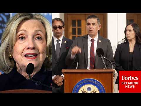 BREAKING NEWS: Oversight Dems Speak To Reporters About Hillary Clinton's Testimony To Epstein Probe
