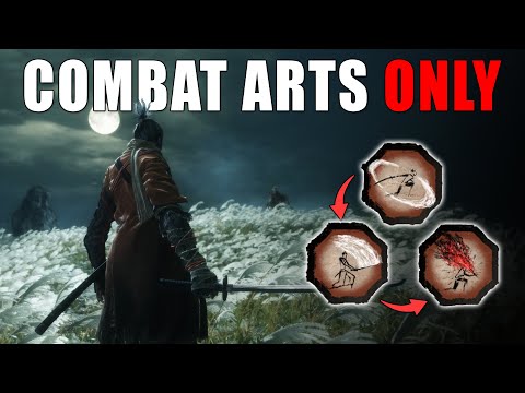 Can I beat Sekiro with only combat arts? ..and only once..sort of?