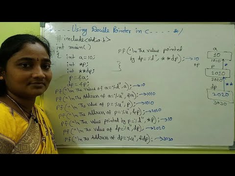 C Language ||Pointers in C||Part-3: Pointer to Pointer or Double Pointer in C||Telugu Scit Tutorial