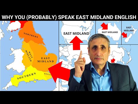 How did East Midland English Become the Standard Across the World?
