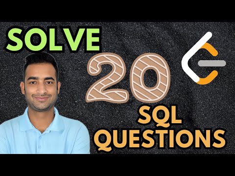 Solve 20 Leetcode SQL Medium in 2 hours | SQL Interview Practice