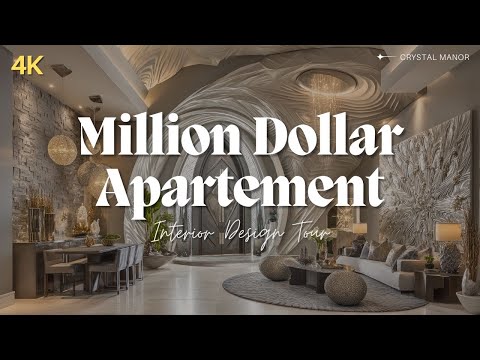 Million Dollar Apartement Interior Tour: High End Design Trends for 2025 | 4K