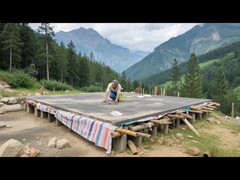 Young Woman Builds Her Dream House in the Forest with Her Own Hands | No Workers, No Machinery