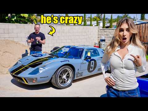 Surprising previous owner with GT40 full restoration (abandoned for 21 years)