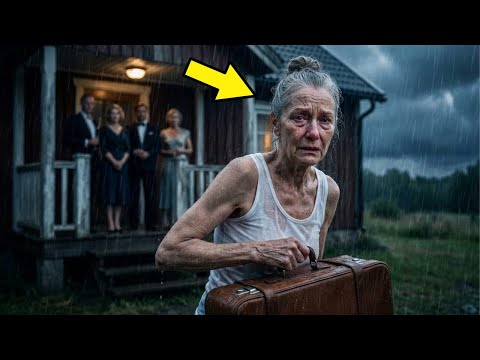 Les Enfants Chassent Leur Mère Sous La Pluie, Mais La Vieille Femme Cachait Un Héritage Millionnaire