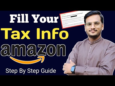 How To Fill Tax Information In Amazon Affiliate || Amazon Affiliate 2023