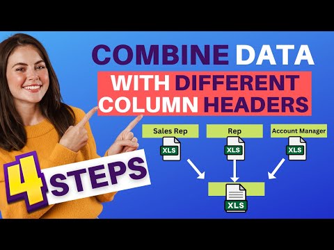 How to Combine Multiple Files with Inconsistent Column Headers into a Single Sheet
