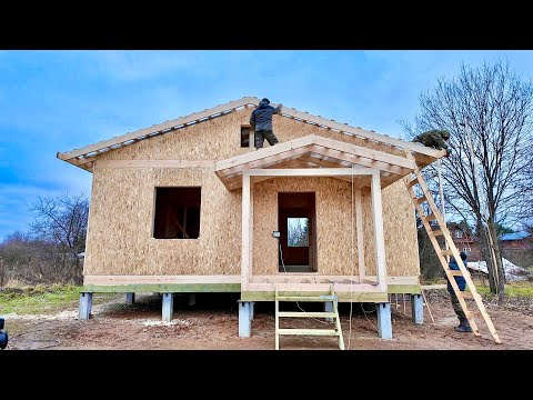 Inexpensive house in 10 days. Full construction process