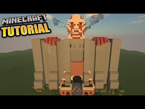 Minecraft - How To Build the Colossal Titan Tutorial (Attack on Titan)