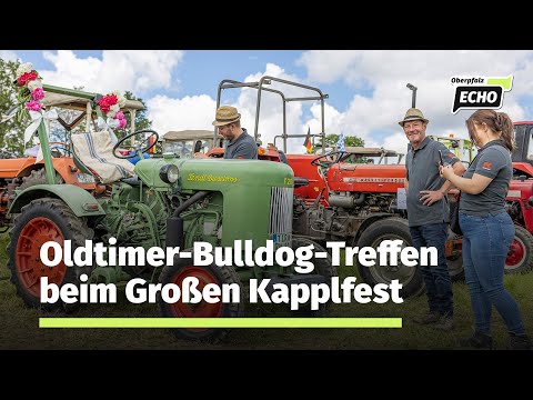 200 historical treasures at the vintage tractor meeting during the Great Kappl Festival