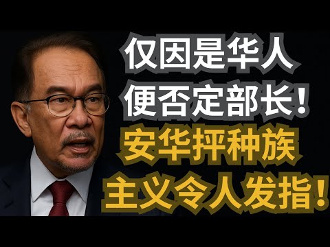 仅因是华人便否定部长！安华抨种族主义令人发指！