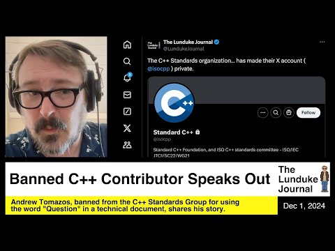 Banned C++ Contributor Speaks Out