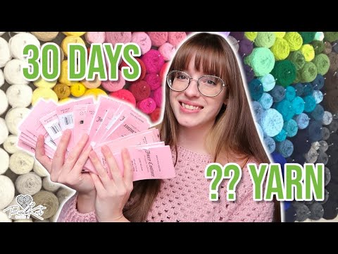How Much Yarn Did I Use in April?! | PassioKnit Vlog