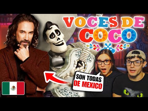 NO PODÍAMOS CREER LAS VOCES MEXICANAS que DOBLARON LA PELÍCULA COCO 🇲🇽😳 *son INCREÍBLES*