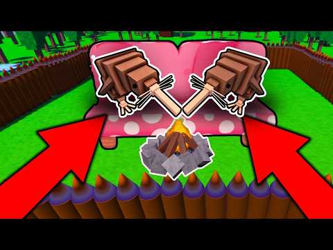 I Built a KIWI BASE in 99 Nights in the Forest! - Roblox