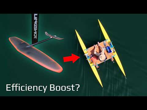 I Made My Electric Catamaran Fly