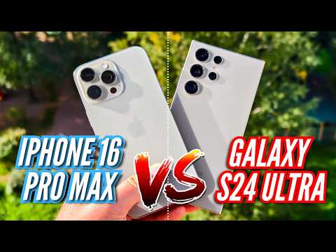 ПЕРВОЕ СРАВНЕНИЕ. IPHONE 16 PRO MAX vs GALAXY S24 ULTRA
