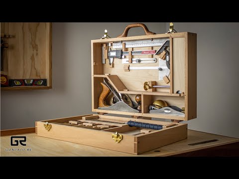 INCREÍBLE MALETIN de MADERA para HERRAMIENTAS