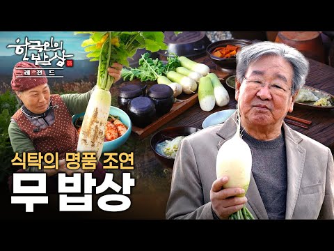 국부터 조림, 반찬, 김치까지 안 들어가는 곳 없는 천의 얼굴 무 밥상 | KBS 221124 방송