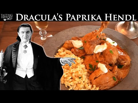Dracula’s Paprika Hendl from Bram Stoker’s 1897 Novel
