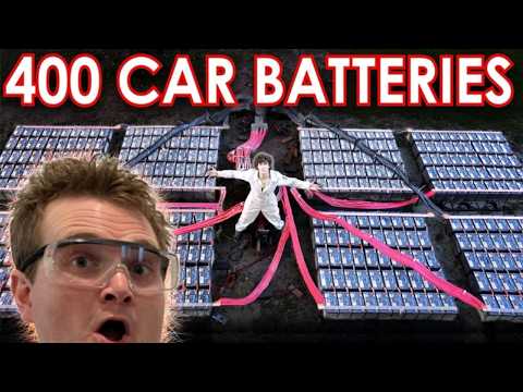 400 Car Batteries Wired Together! - Nuclear Engineer Reacts to Styropyro