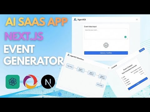 Build an AI SaaS Event App with Next.js | Typescript | AI Agents, Workflows, Clerk & Convex