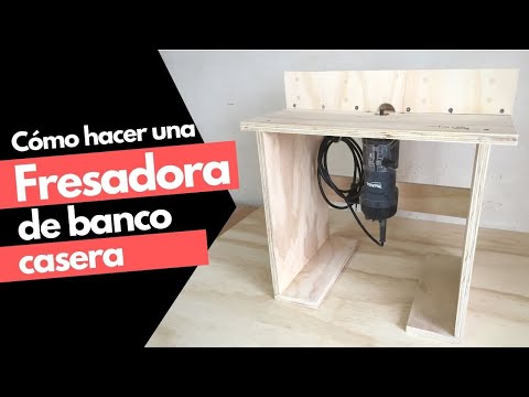 👌 How to make a homemade bench router with a sliding guide // Easy and with few tools