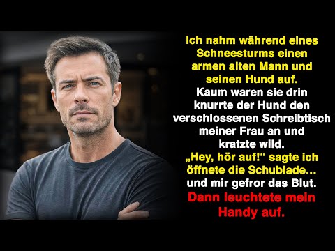 Ein Fremder klopfte an einem Wintertag an meine Tür, und was danach geschah, ließ mich erstarren…