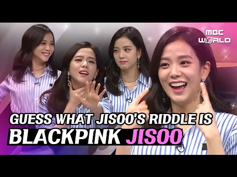 [C.C.] Blackpink Jisoo wants to eat beef, so she's working hard on the quiz! #BLACKPINK #JISOO